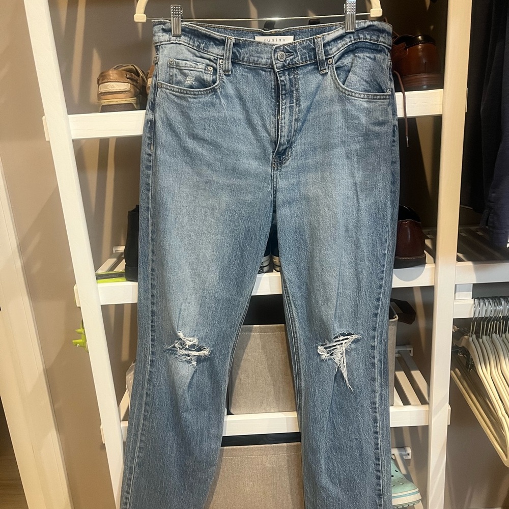 Eunina Distressed Blue Jeans
